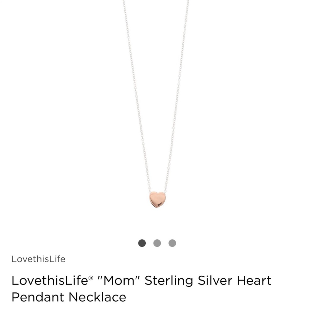 Sterling Silver Heart Pendant Necklace